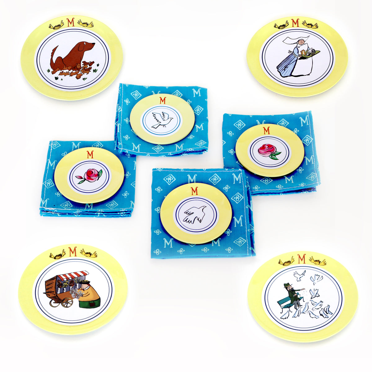 MADELINE 23-PIECE TIN TEA SET