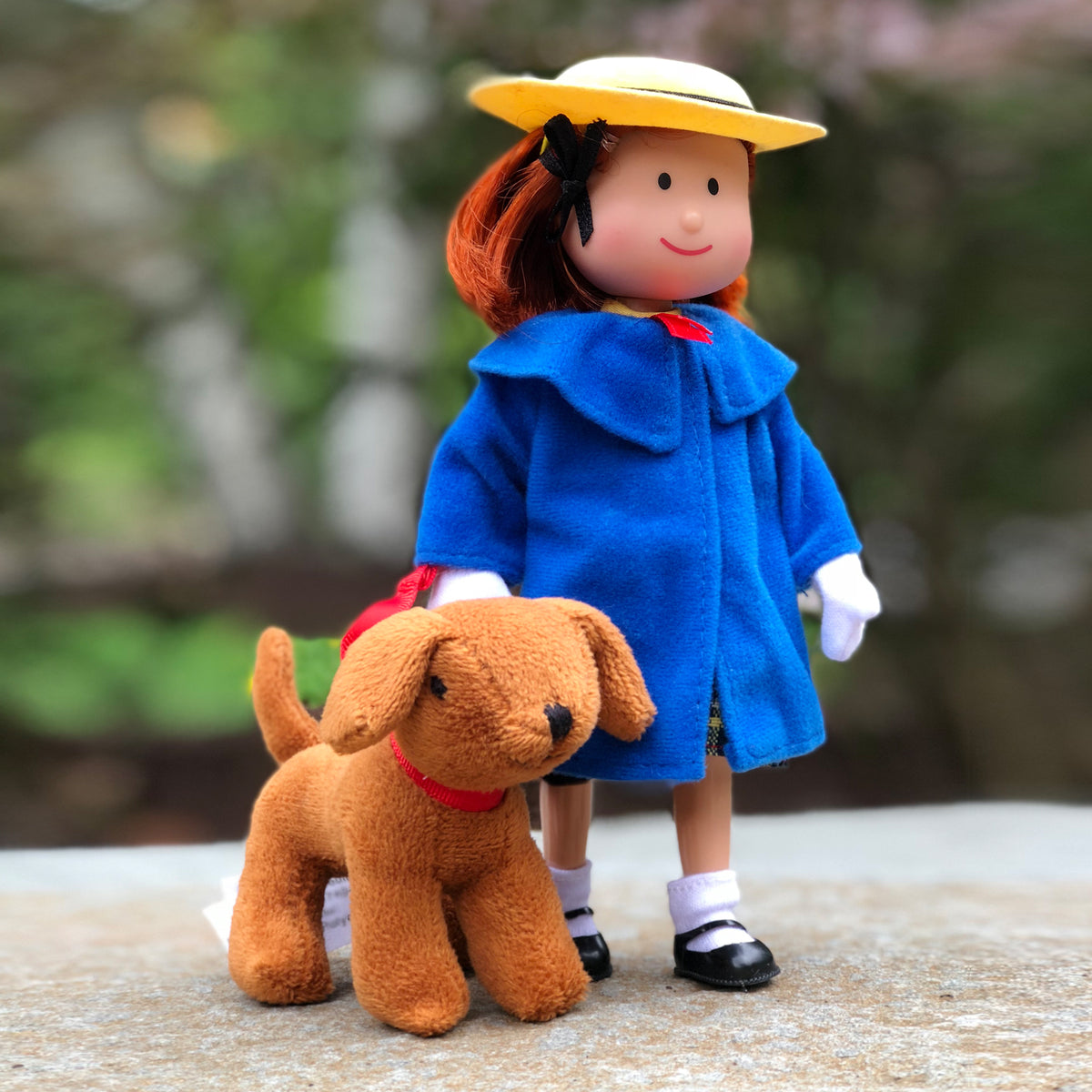 MADELINE POSEABLE DOLL WITH GENEVIEVE SOFT TOY IN TAKE-ALONG PACKAGE