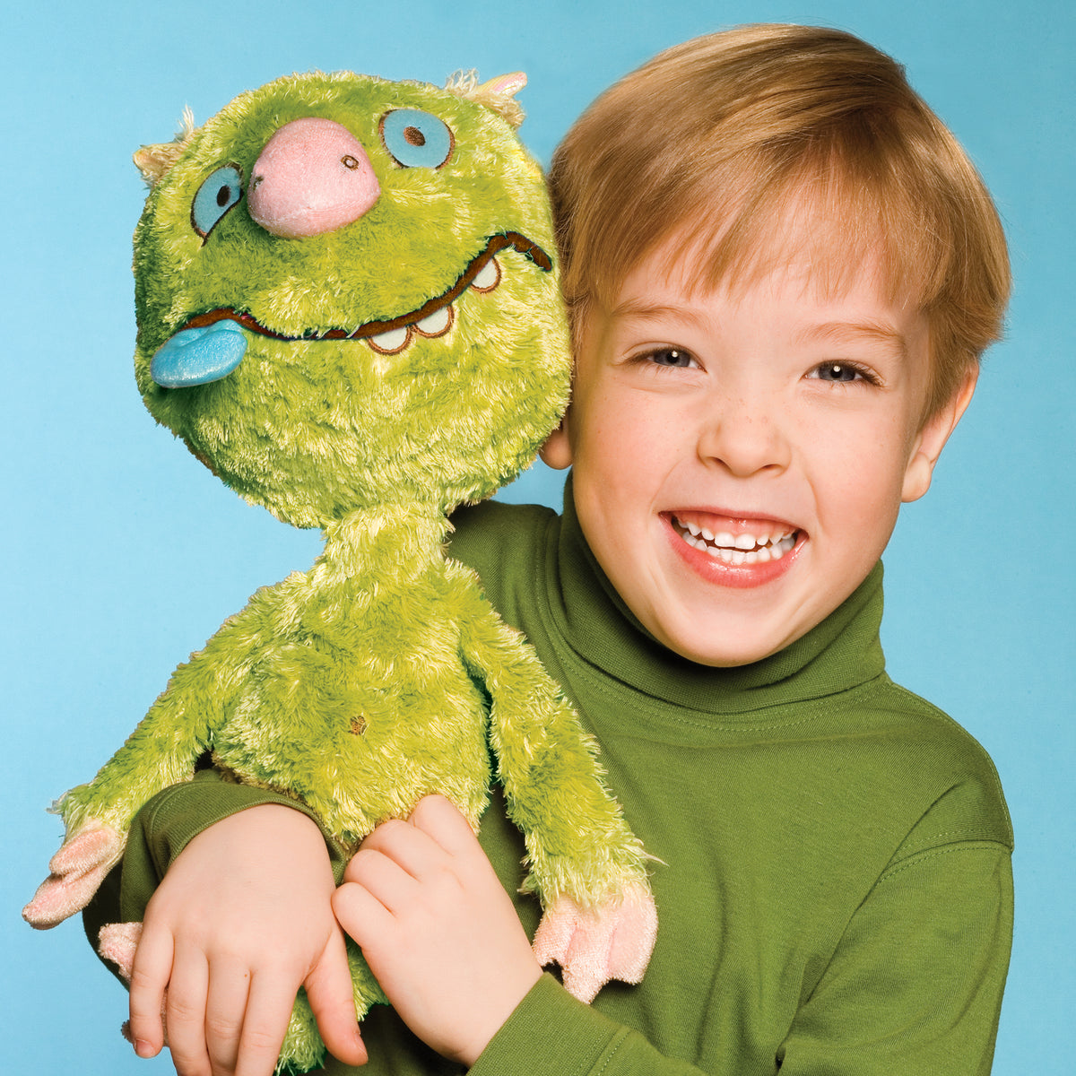 LEONARDO THE TERRIBLE MONSTER 14" SOFT PLUSH TOY PUPPET