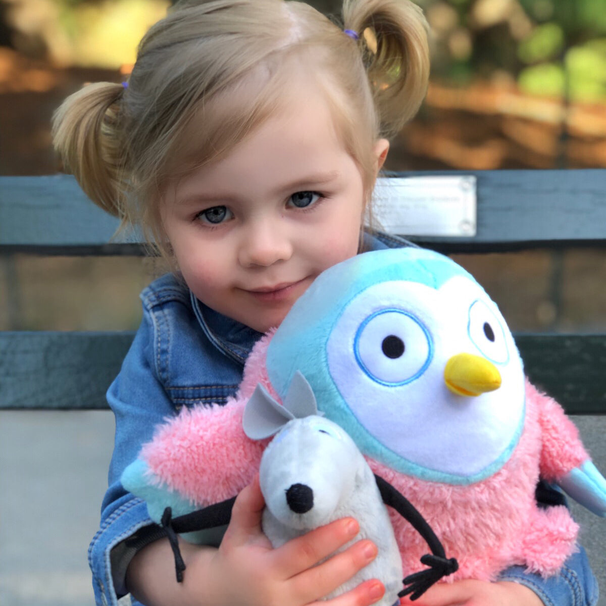 OWL AND NOISE SOFT PLUSH TOY PAIR