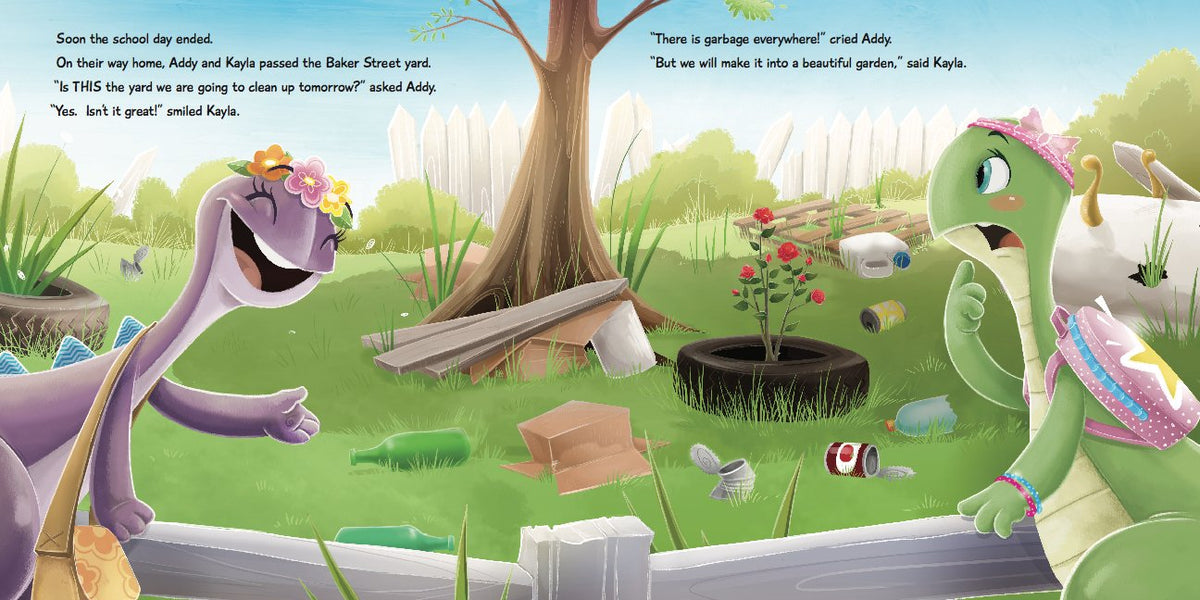 DINOSAUR PALS "SPRING INTO ACTION" HARDCOVER BOOK