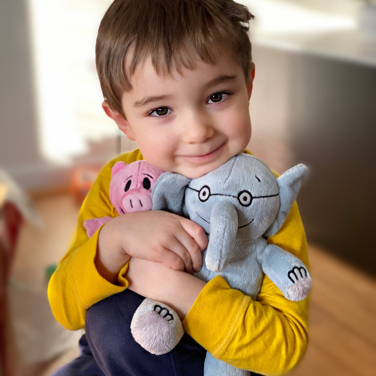 ELEPHANT & PIGGIE SOFT PLUSH TOY PAIR