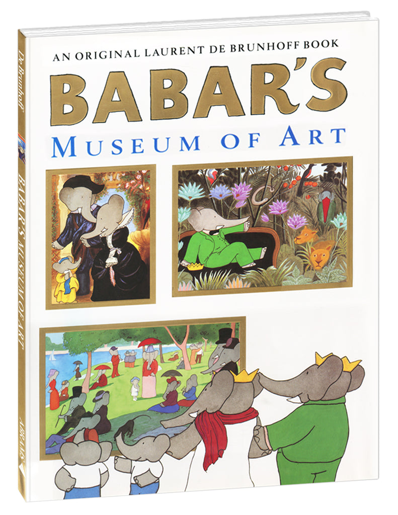 "Babar's Museum of Art" Hardcover Book