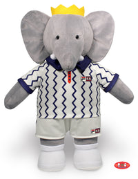 TENNIS BABAR 13" SOFT PLUSH TOY