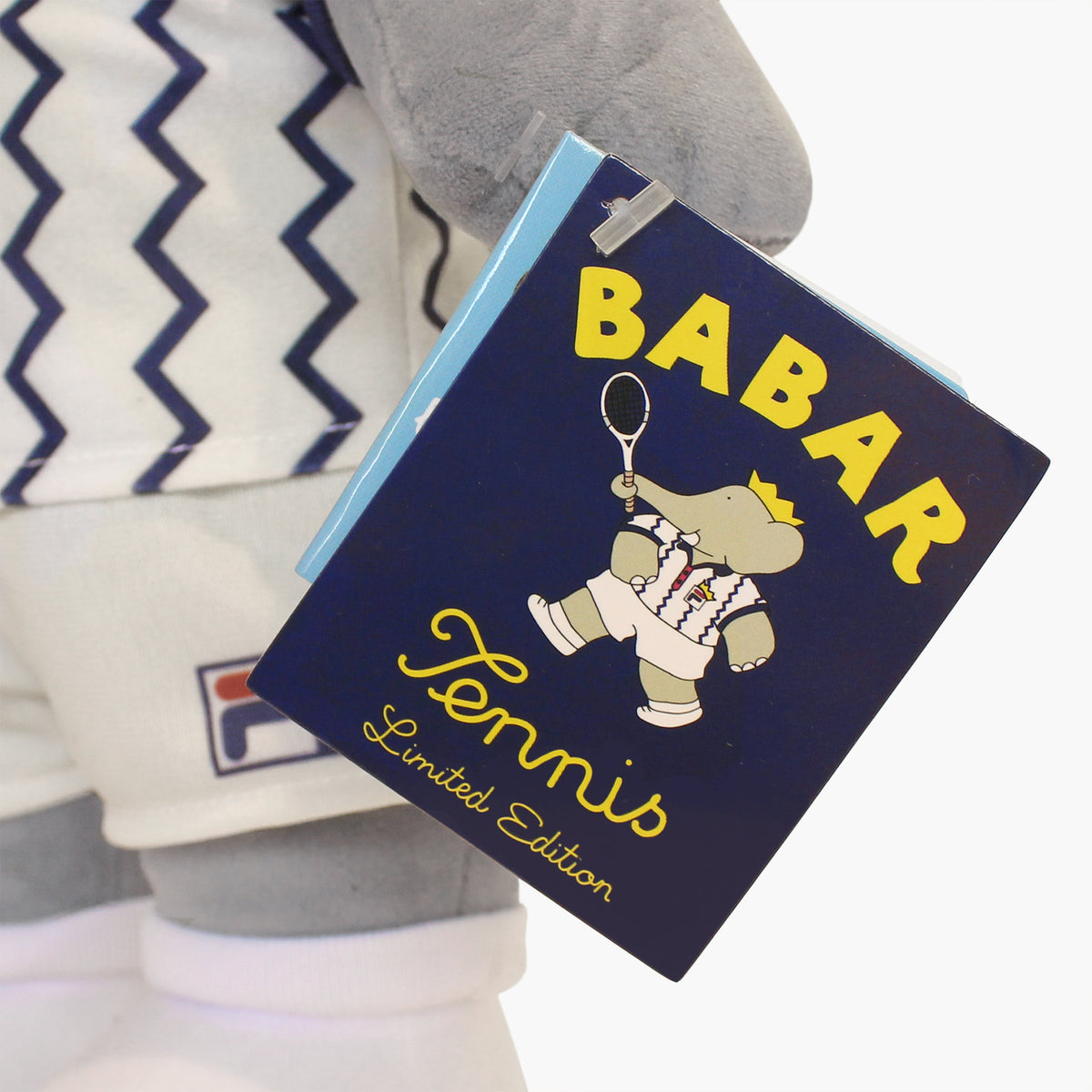 TENNIS BABAR 13" SOFT PLUSH TOY