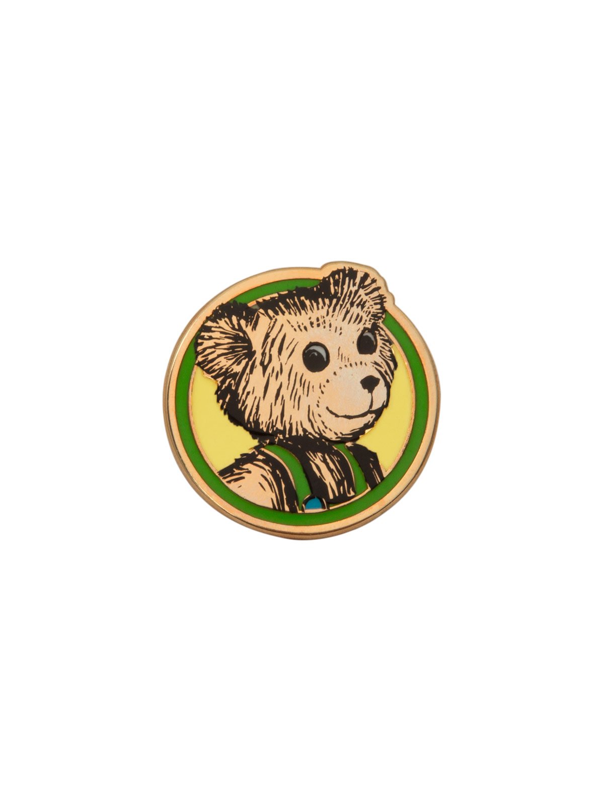 CORDUROY BEAR ENAMEL PIN
