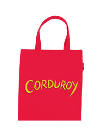 CORDUROY BEAR TOTE BAG