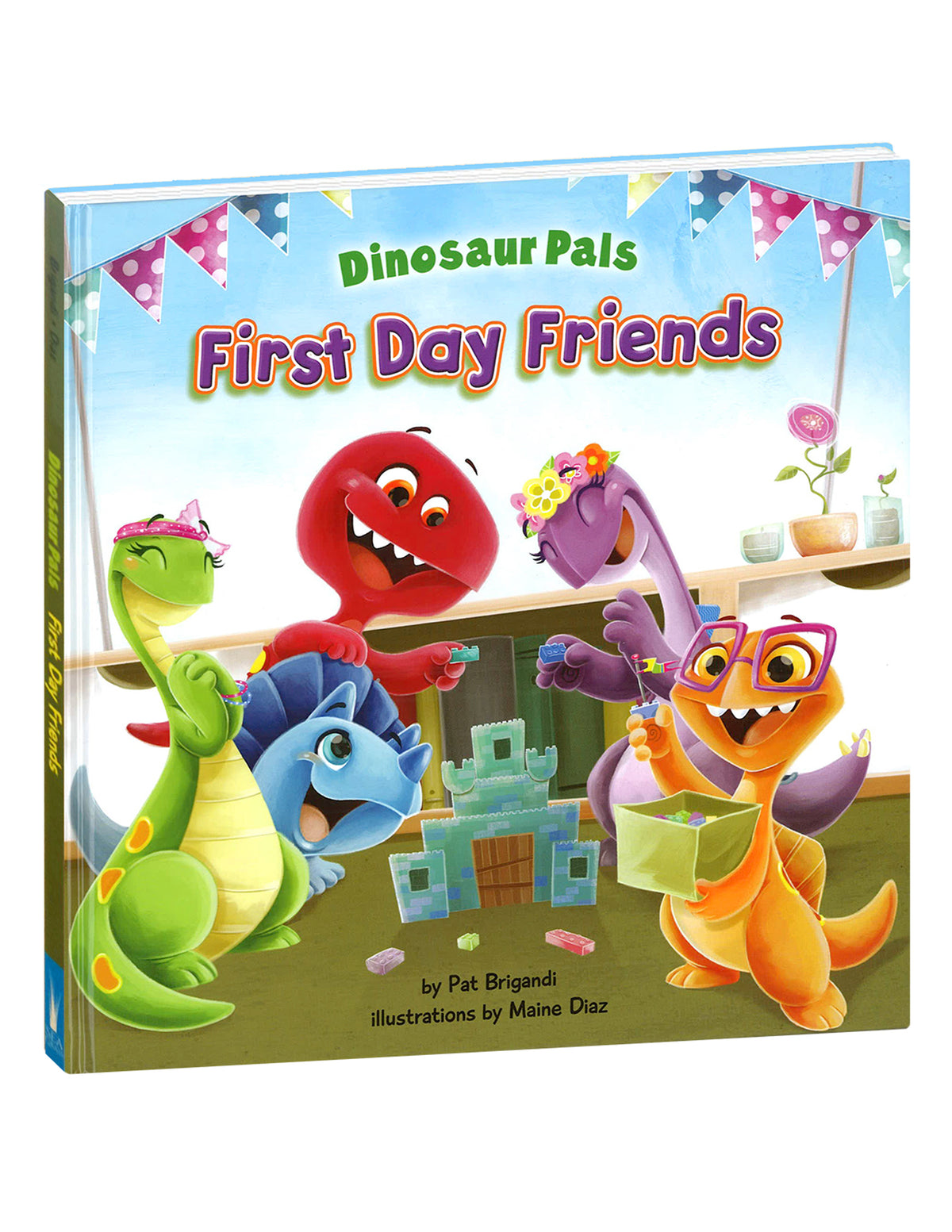 DINOSAUR PALS "FIRST DAY FRIENDS" HARDCOVER BOOK