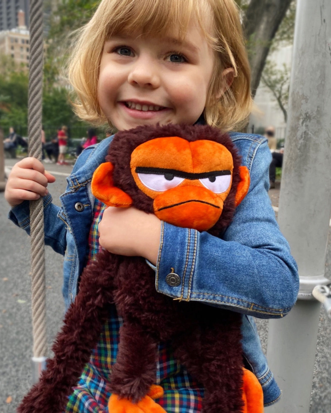 GRUMPY MONKEY 12" SOFT PLUSH TOY