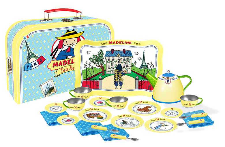MADELINE 23-PIECE TIN TEA SET