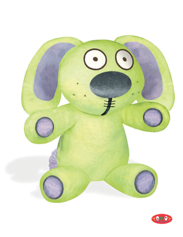 Lowly Worm Soft Toy with Applecar