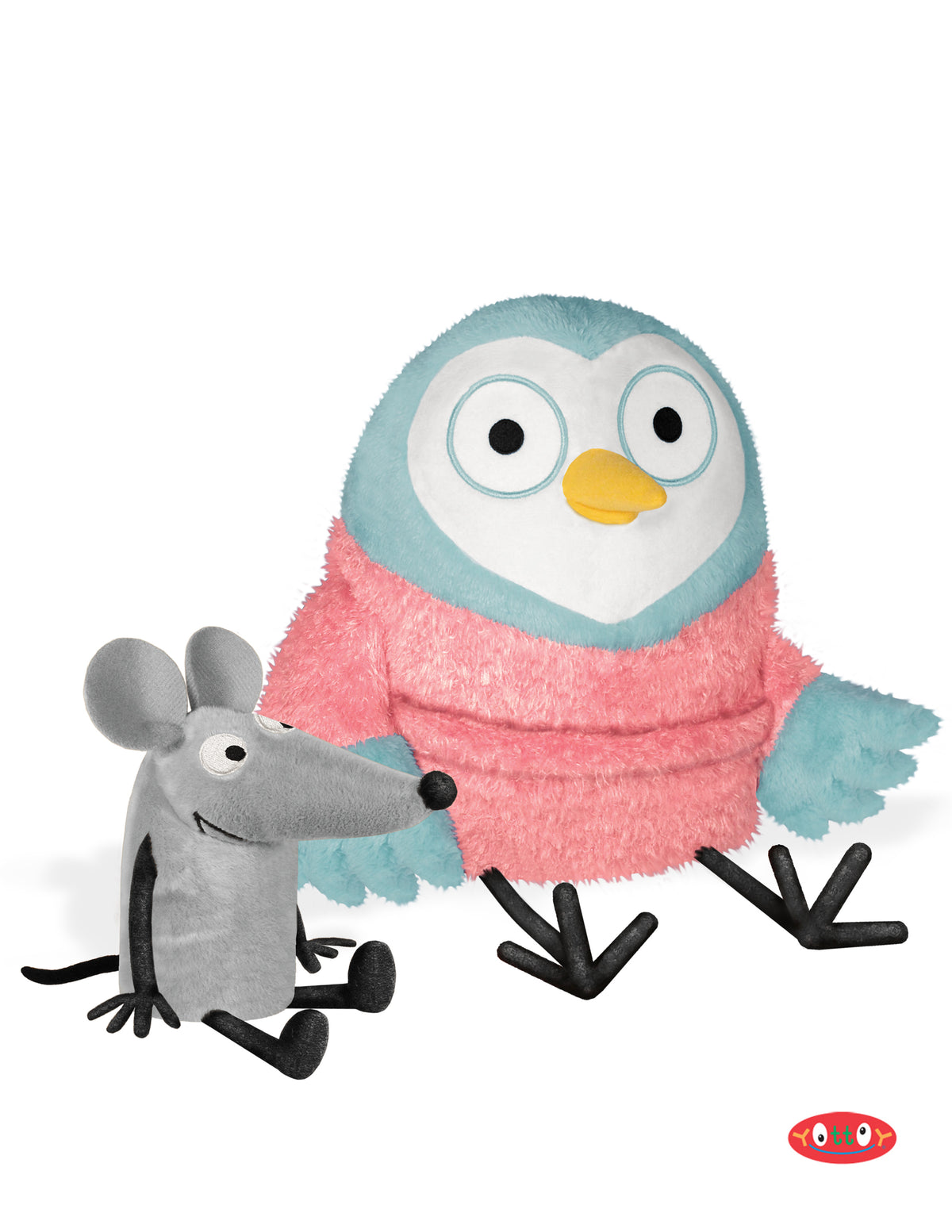 OWL AND NOISE SOFT PLUSH TOY PAIR