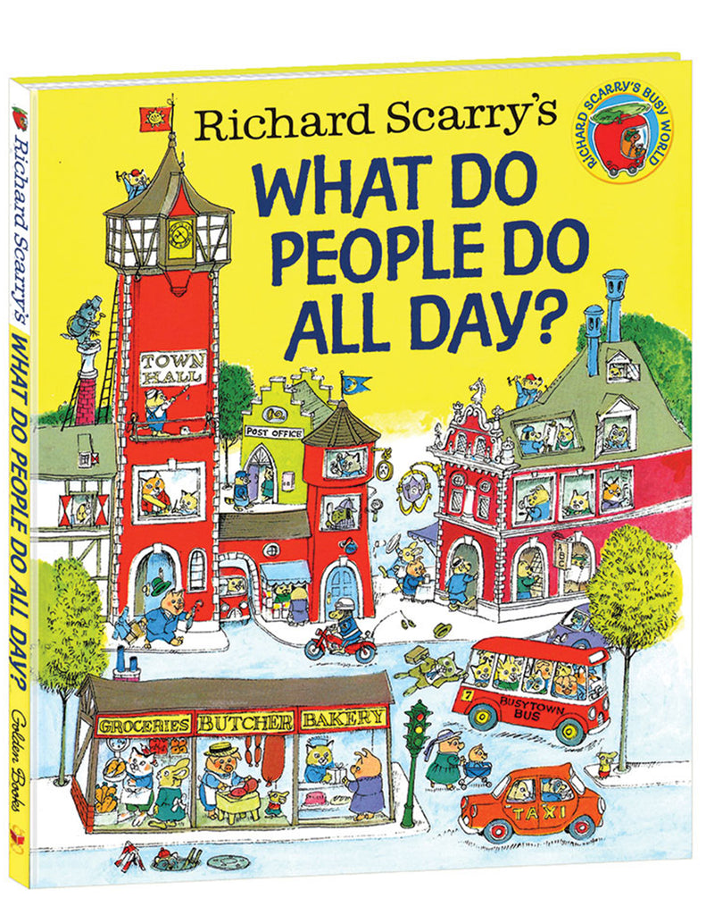 "What Do People Do All Day?" Hardcover Book