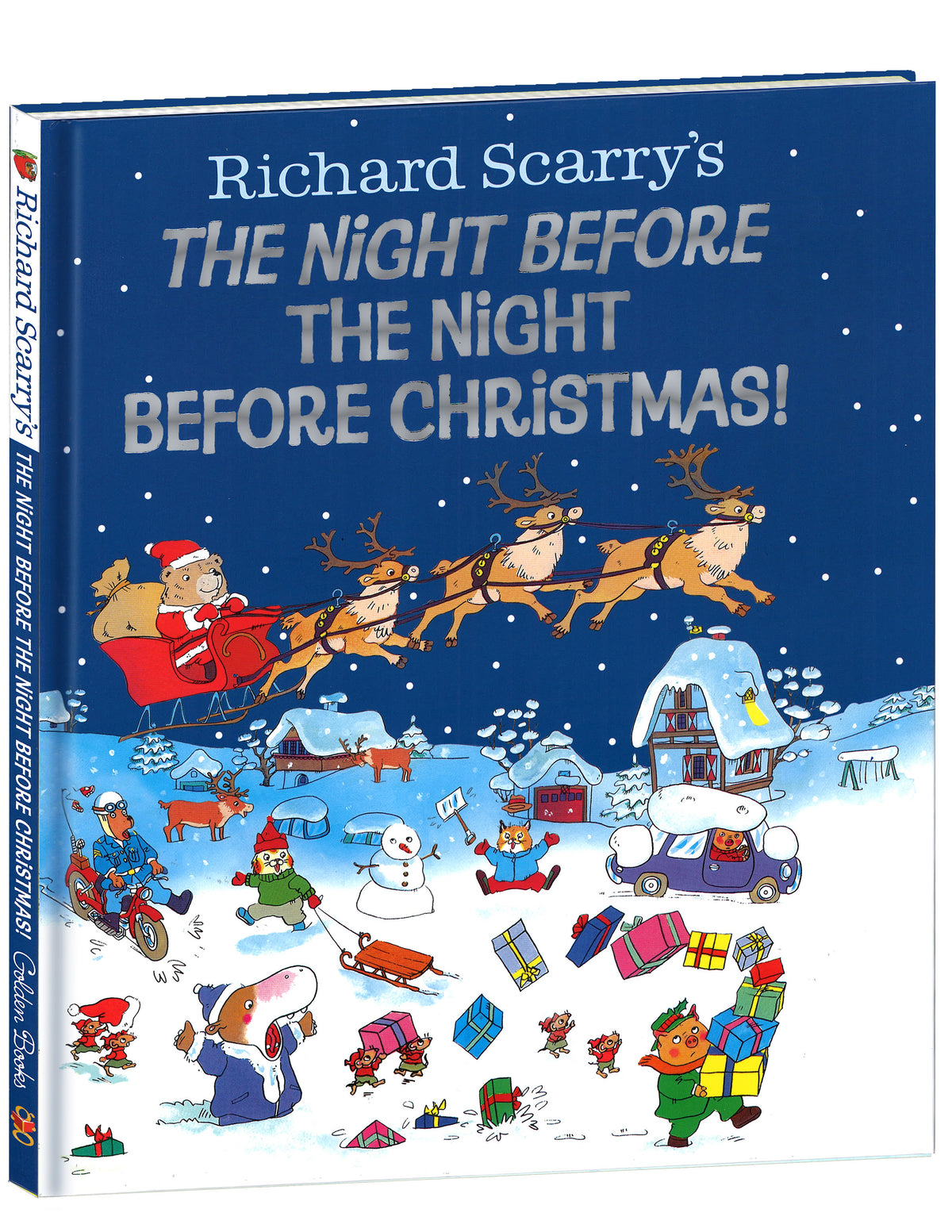 RICHARD SCARRY'S "NIGHT BEFORE THE NIGHT BEFORE CHRISTMAS" HARDCOVER BOOK