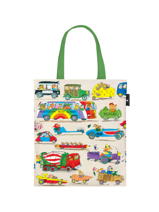 Richard Scarry - Cars and Trucks and Things That Go Tote Bag – YOTTOY  Productions