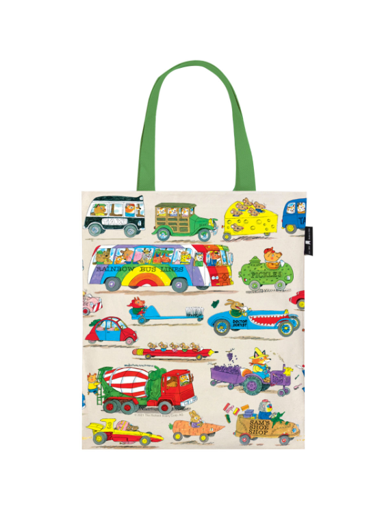 Richard Scarry - Cars and Trucks and Things That Go tote bag