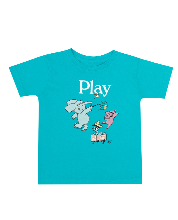 Long Sleeve [Out of Print] Mo Willems / Read with Elephant & Piggie, and The Pigeon Sweatshirt (Pacific Blue) Amazon.com: Out of Print Kids' Elephant and Piggie Read T