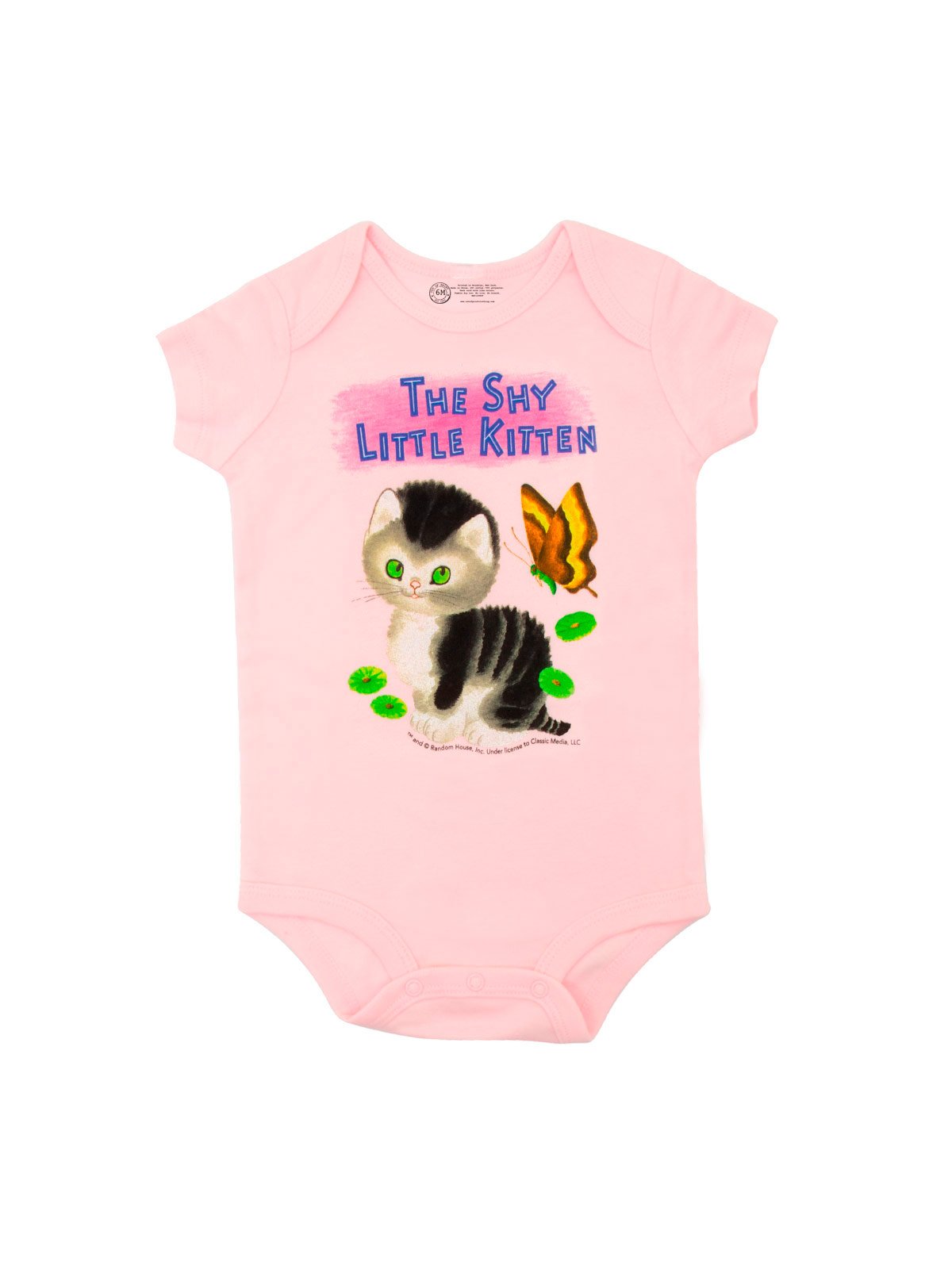 SHY LITTLE KITTEN BABY ONESIE