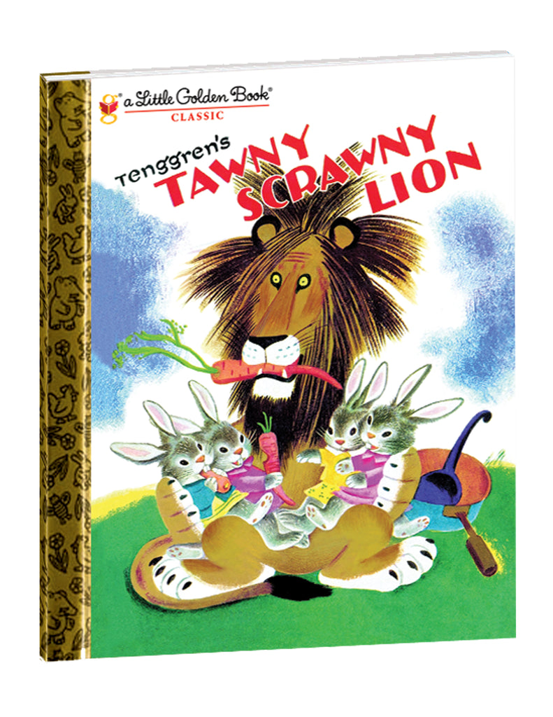 "Tawny Scrawny Lion" Hardcover Book